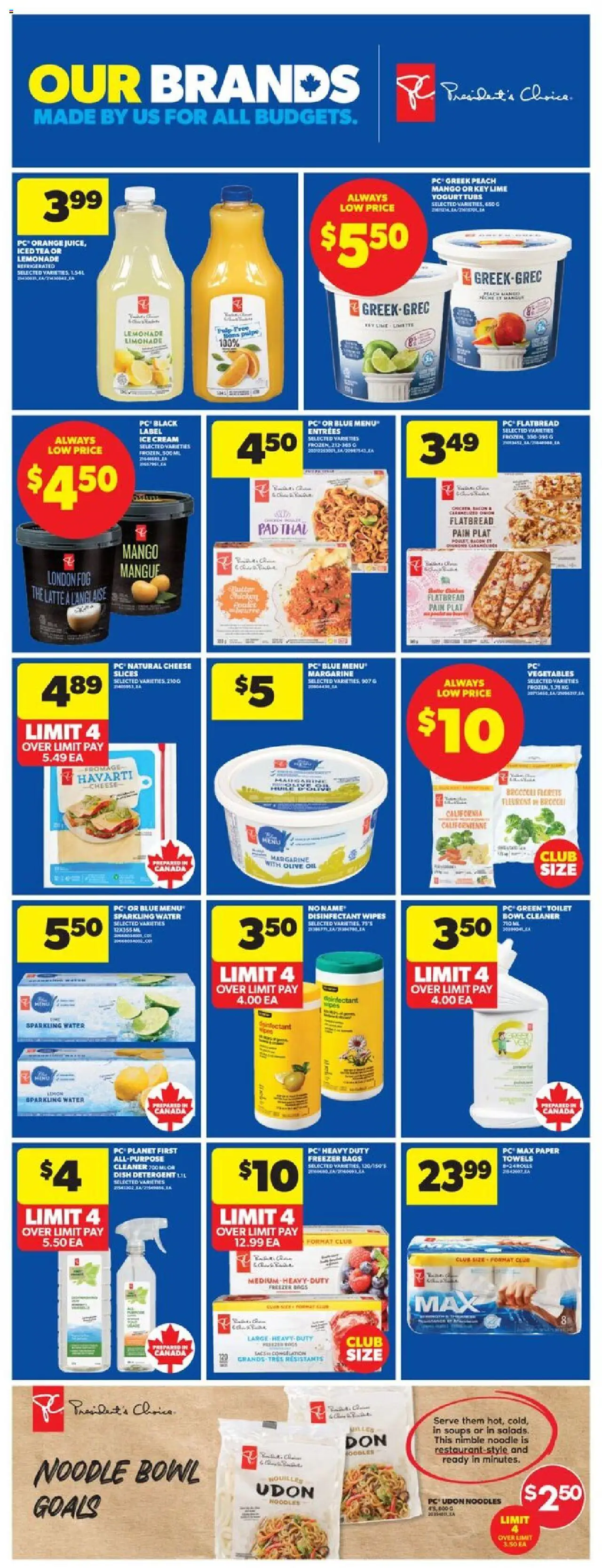 Real Canadian Superstore flyer valid from 11.09.2025 | Page: 18 | Products: Noodles, Freezer, Detergent, Oil
