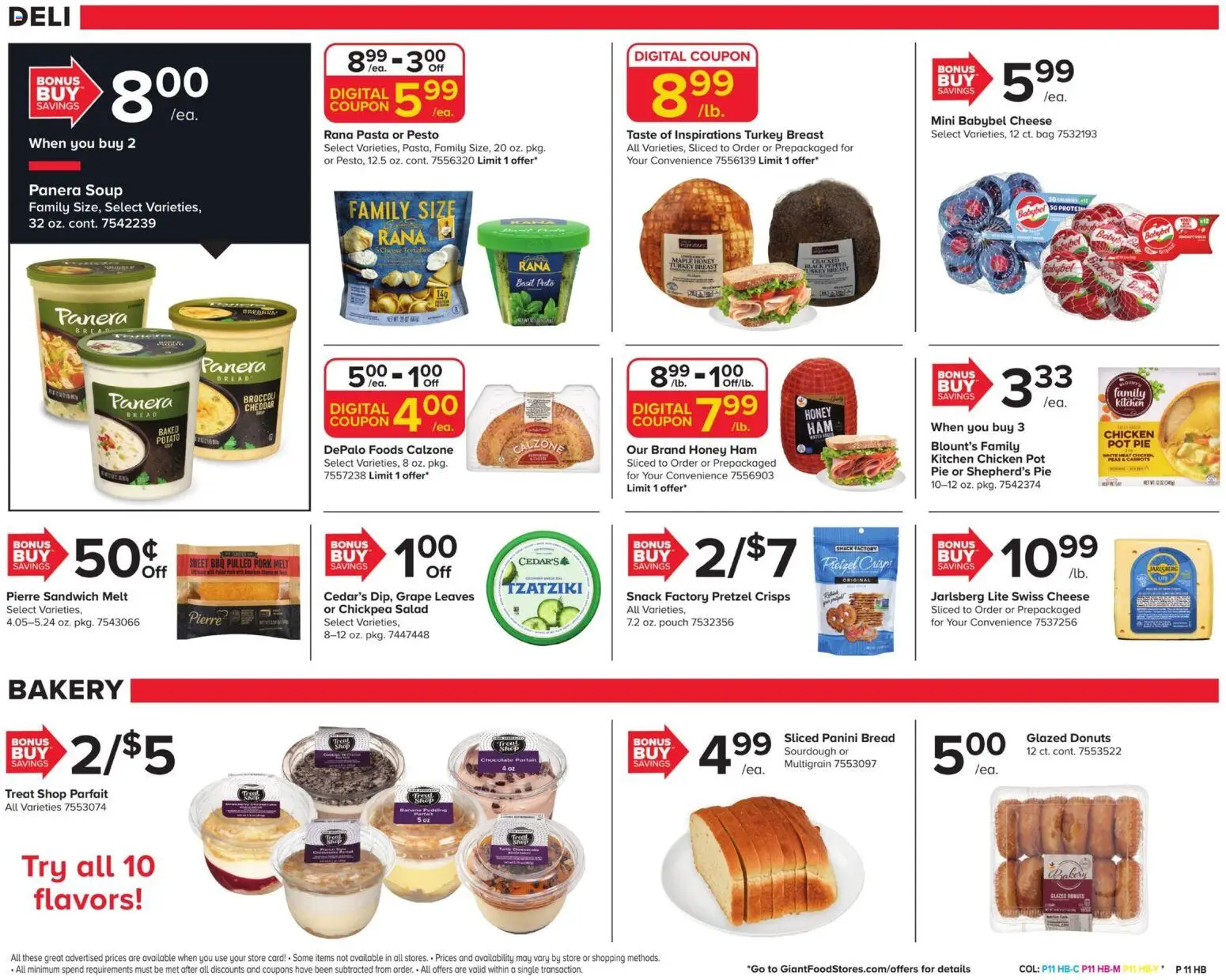 Giant Weekly Ad - valid from 09.01.2026 | Page: 13 | Products: Bakery, Pork, Salad, Bag