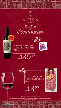 Big Box ofertas Clube do Vinho - Pré-Visualização do folheto da loja Big Box, válido de 03.03.2026