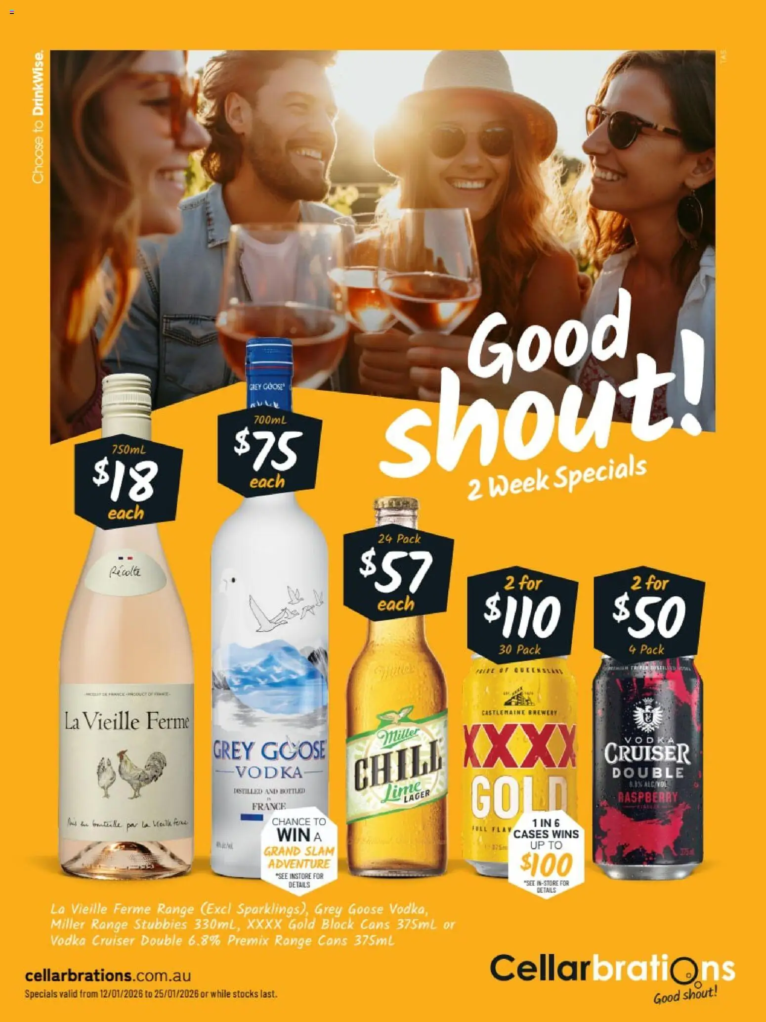 Cellarbrations catalogue - valid from 12.01.2026 | Page: 1 | Products: Vodka, Lime, Raspberry