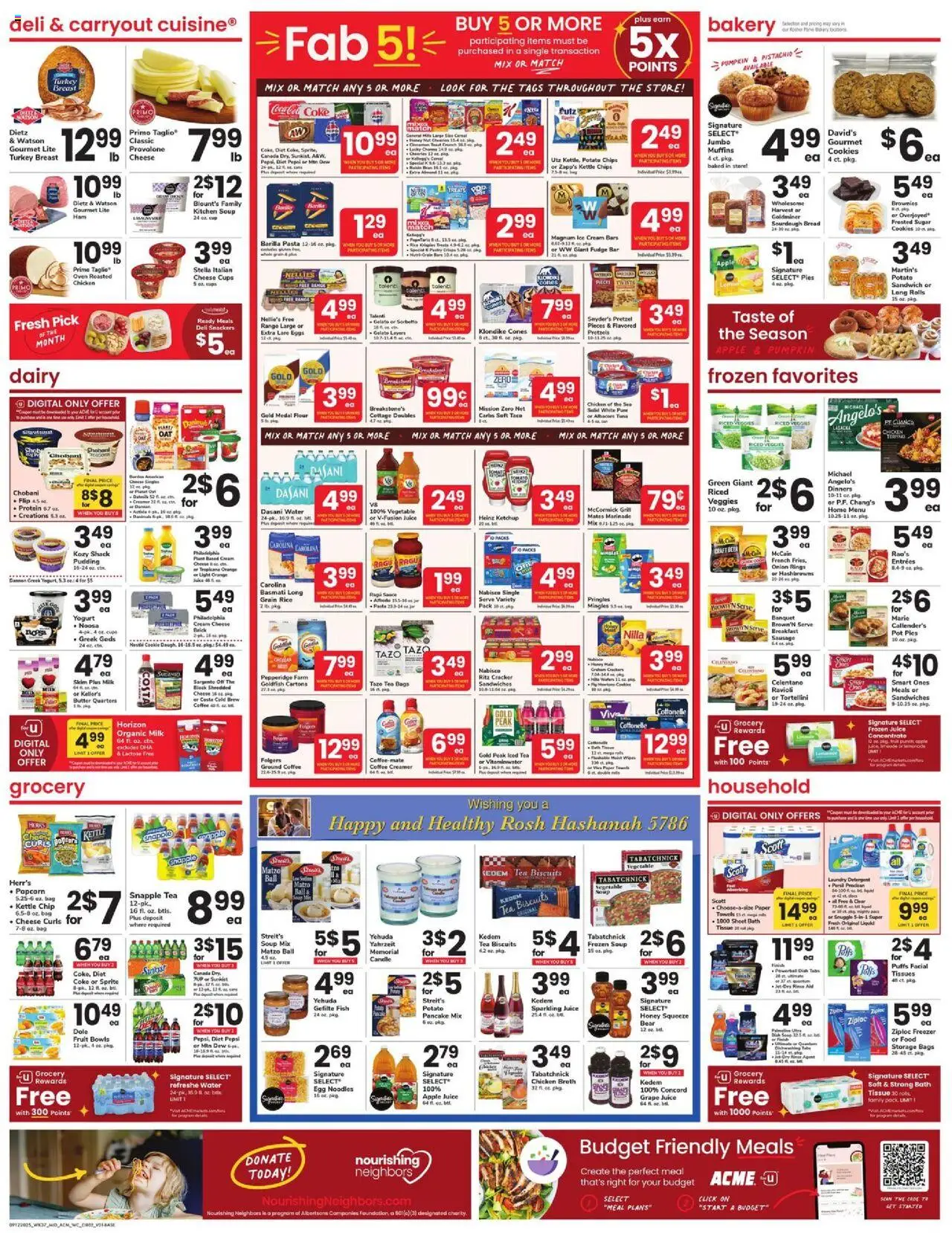 Acme Weekly Ad - NJ - valid from 12.09.2025 | Page: 2 | Products: Butter, Bread, Noodles, Oven