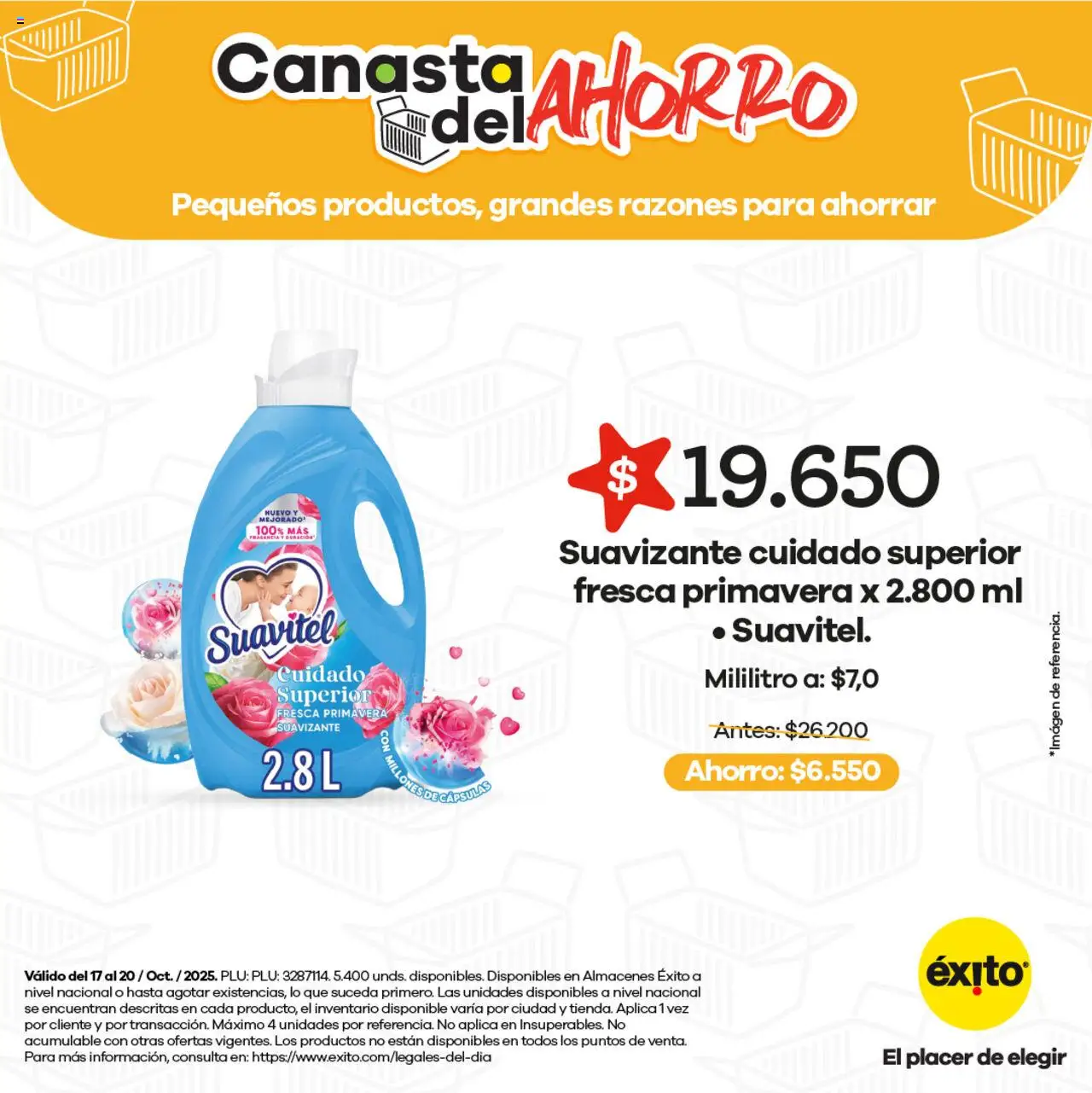Éxito revista - valida desde el 17.10.2025 | Página: 4 | Productos: Huevo, Suavizante