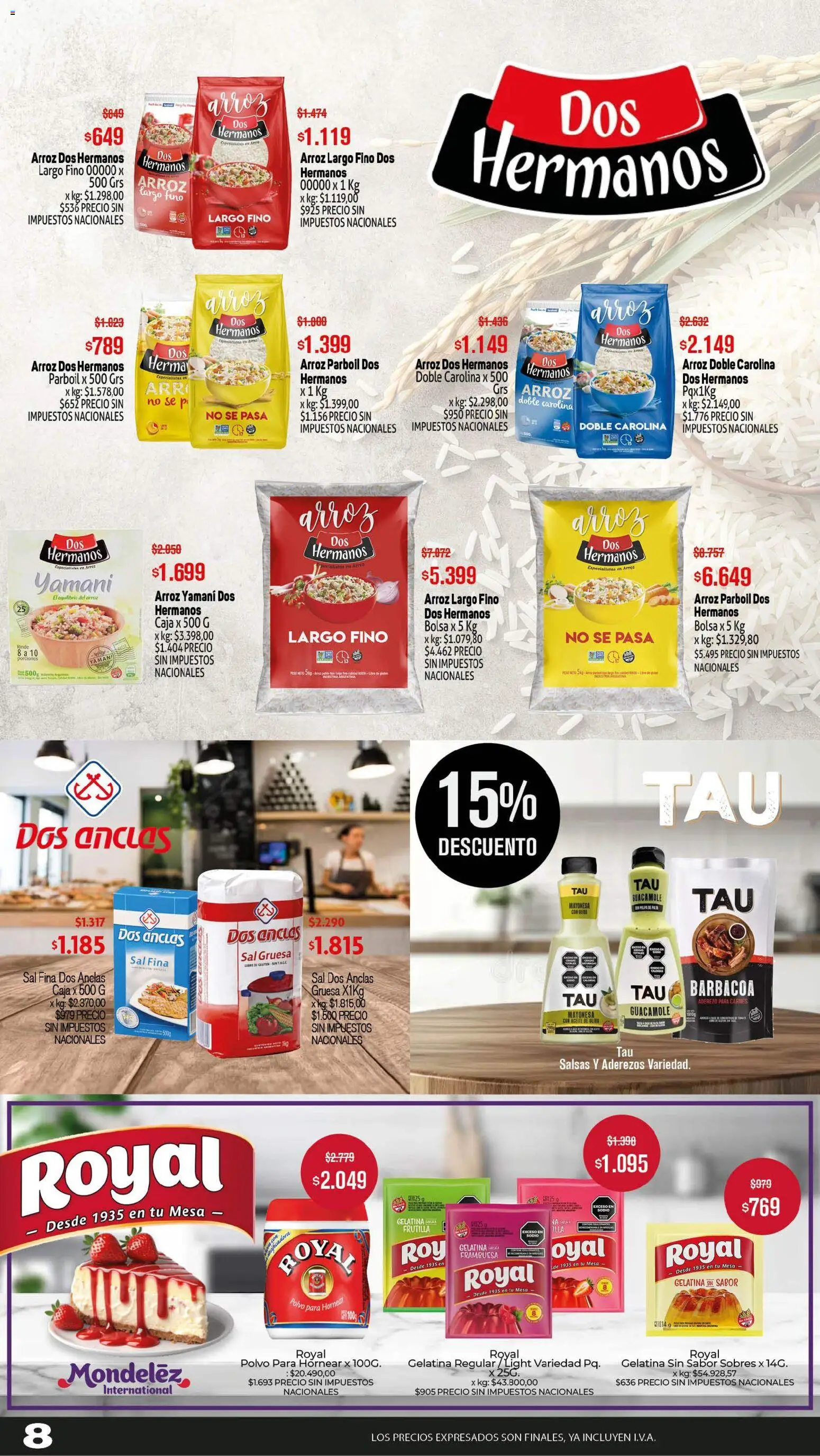 Makro ofertas │ válido desde el 23.04.2026 | Página: 8 | Productos: Bolsa, Frutilla, Sal, Oliva