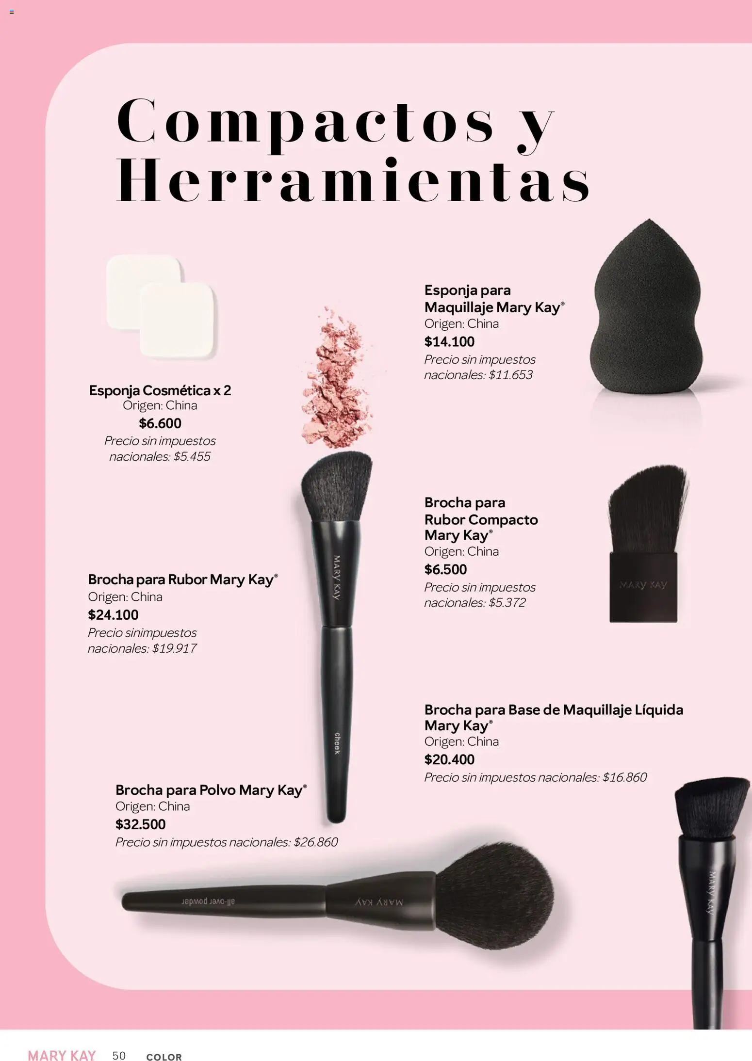 Mary Kay - Look Digital Otoño 2026 │ válido desde el 01.04.2026 | Página: 50 | Productos: Maquillaje, Rubor, Polvo, Brocha para base