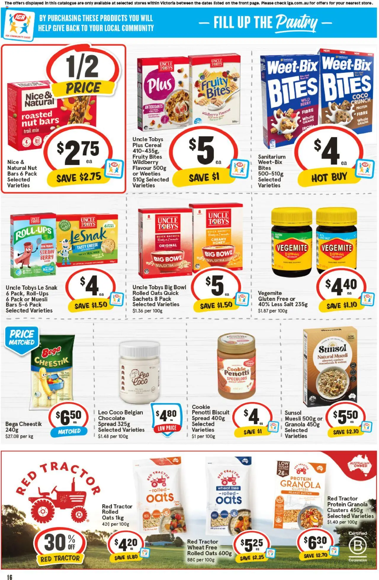 IGA catalogue - valid from 20.08.2025 | Page: 12 | Products: Coffee, Tea, Water, Peach