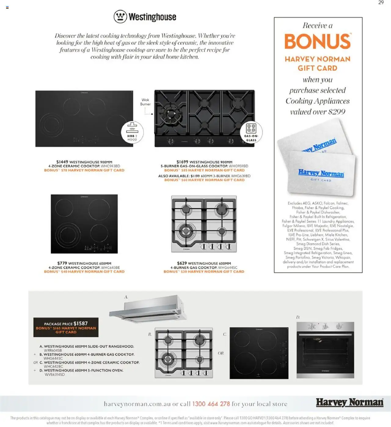 Harvey Norman catalogue - valid from 10.10.2025 | Page: 29 | Products: Diamond, Accessories, Laundry, Cooktop