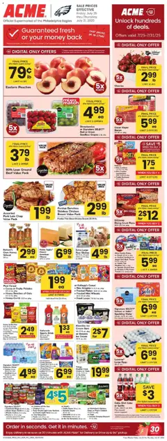 Preview of Acme weekly ads valid from 25.07.2025