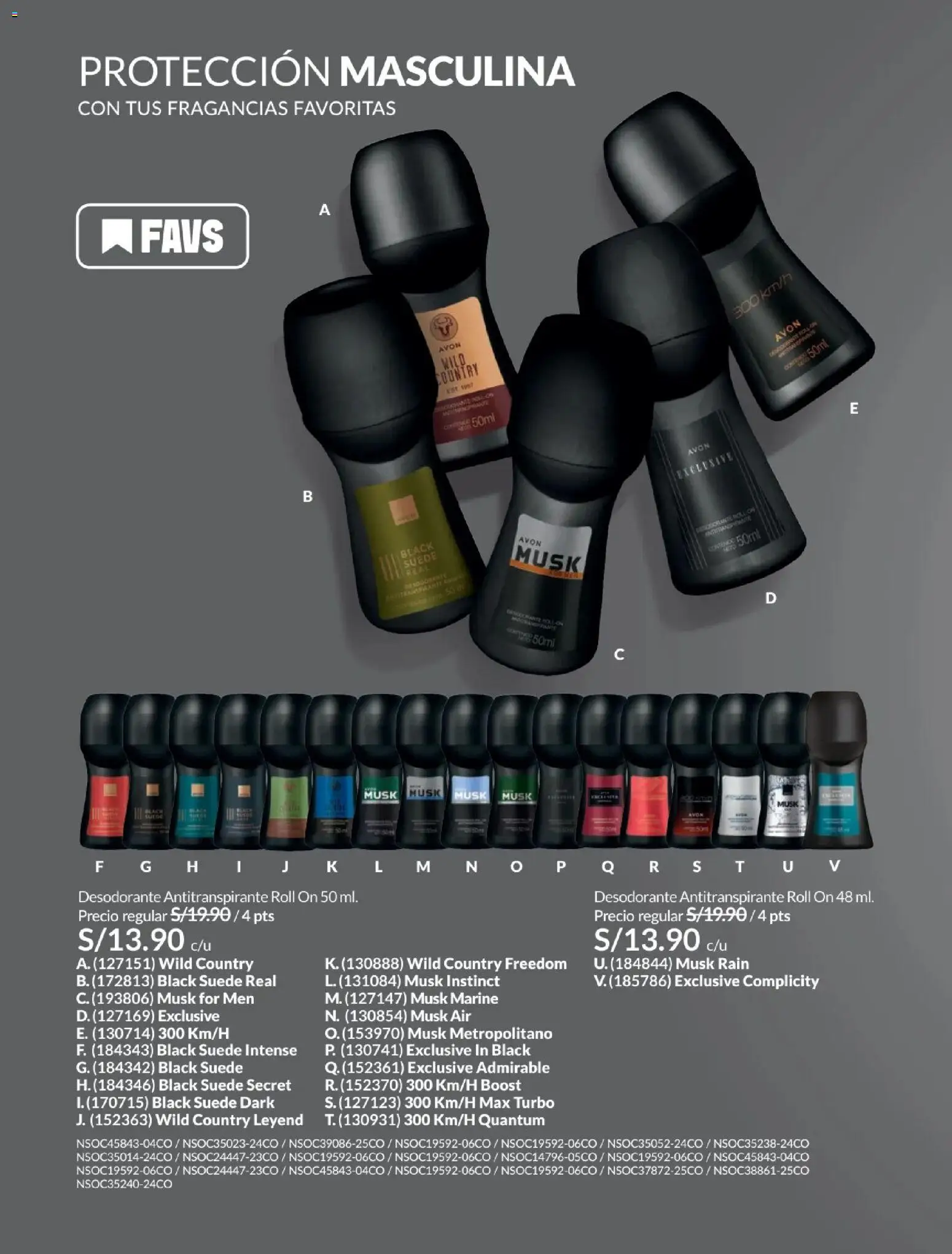 Catálogo Avon válido desde 21.04.2026 | Página: 170 | Productos: Desodorante, Antitranspirante