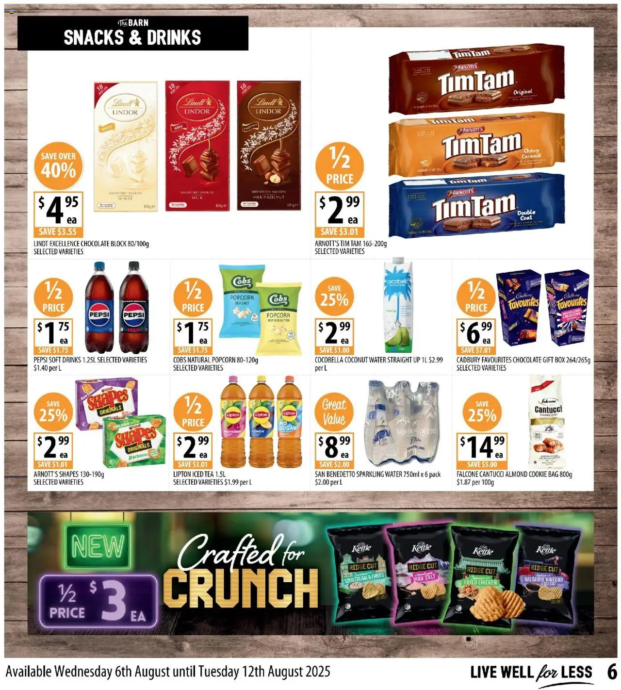 Supabarn catalogue - valid from 06.08.2025 | Page: 6 | Products: Box, Popcorn, Coat, Sugar