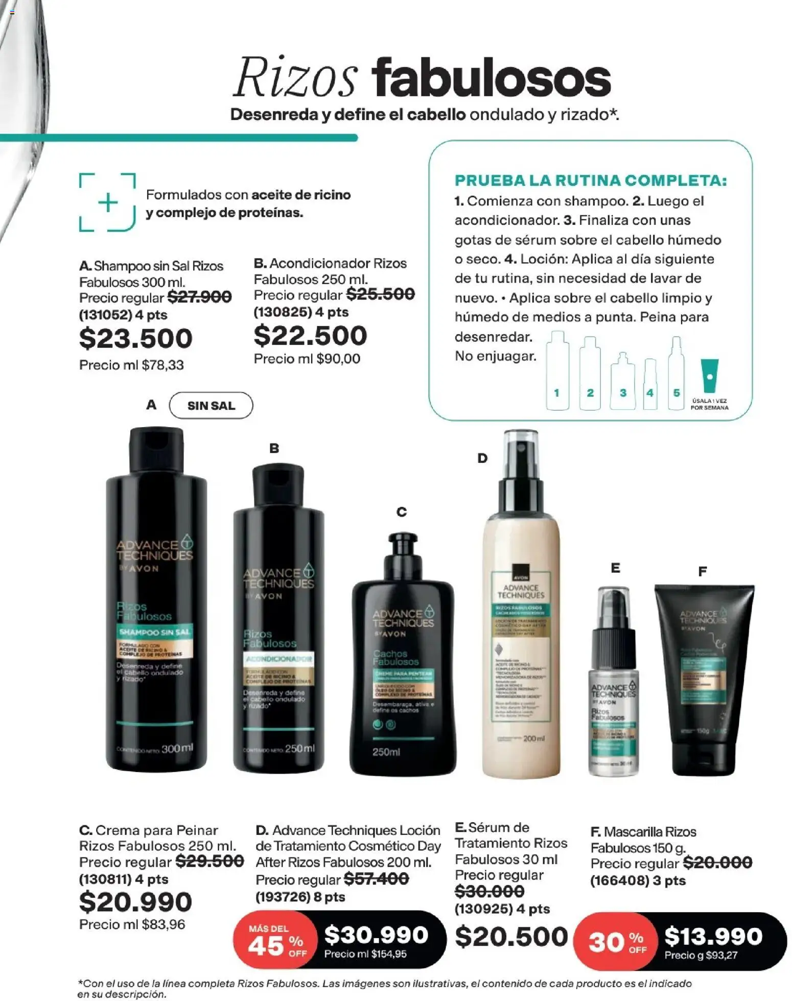 Avon revista - valida desde el 25.03.2026 | Página: 181 | Productos: Shampoo, Sobre, Loción, Acondicionador