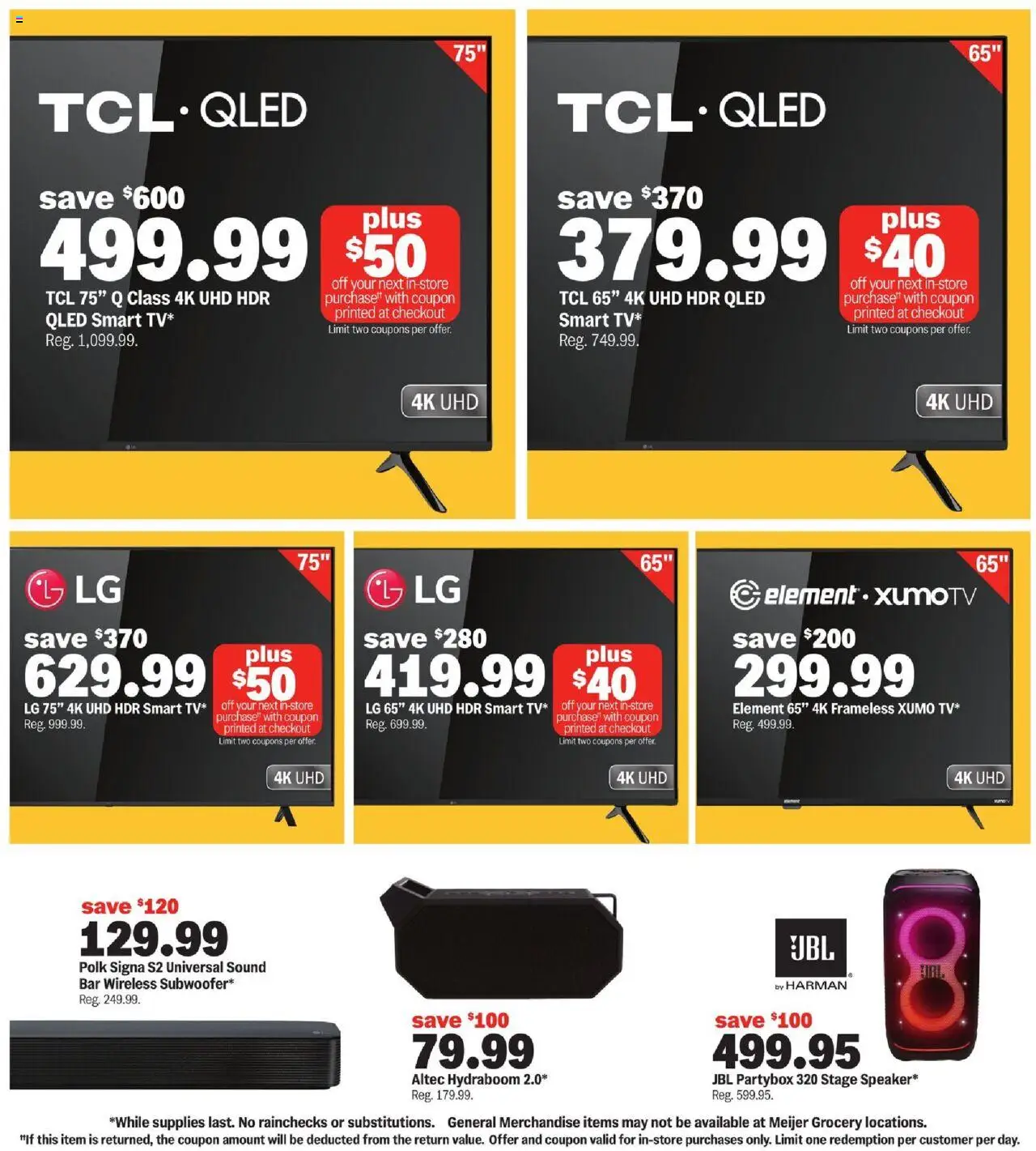 Meijer Early fall finds at great prices - valid from 24.08.2025 | Page: 7 | Products: Sound Bar