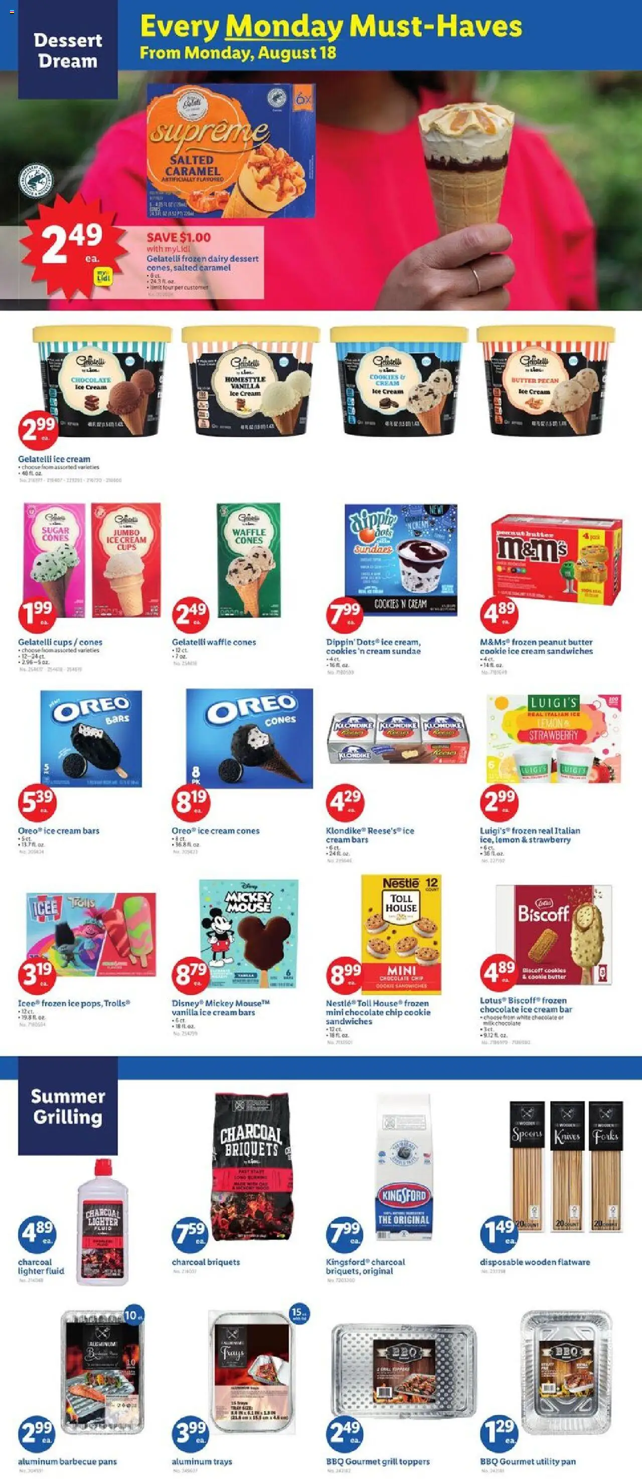 Lidl Weekly Ad - valid from 13.08.2025 | Page: 4 | Products: Sugar, Lemon, Lighter, Chocolate Chip
