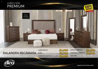 Vista previa de Muebles Dico catálogo Colección Premium, nuevo folleto de la tienda, válido en México a partir del 10.02.2026 | Página: 8
