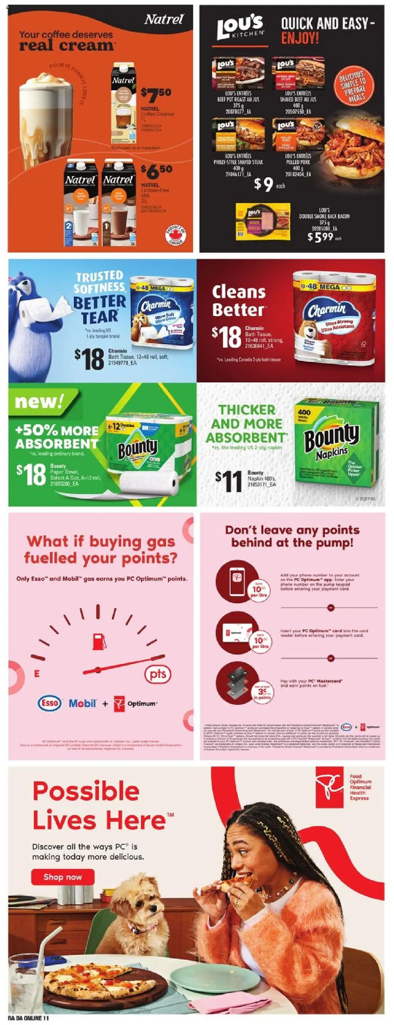 Atlantic Superstore flyer valid from 04.09.2025 | Page: 28 | Products: Cream, PC, Coffee, Pork