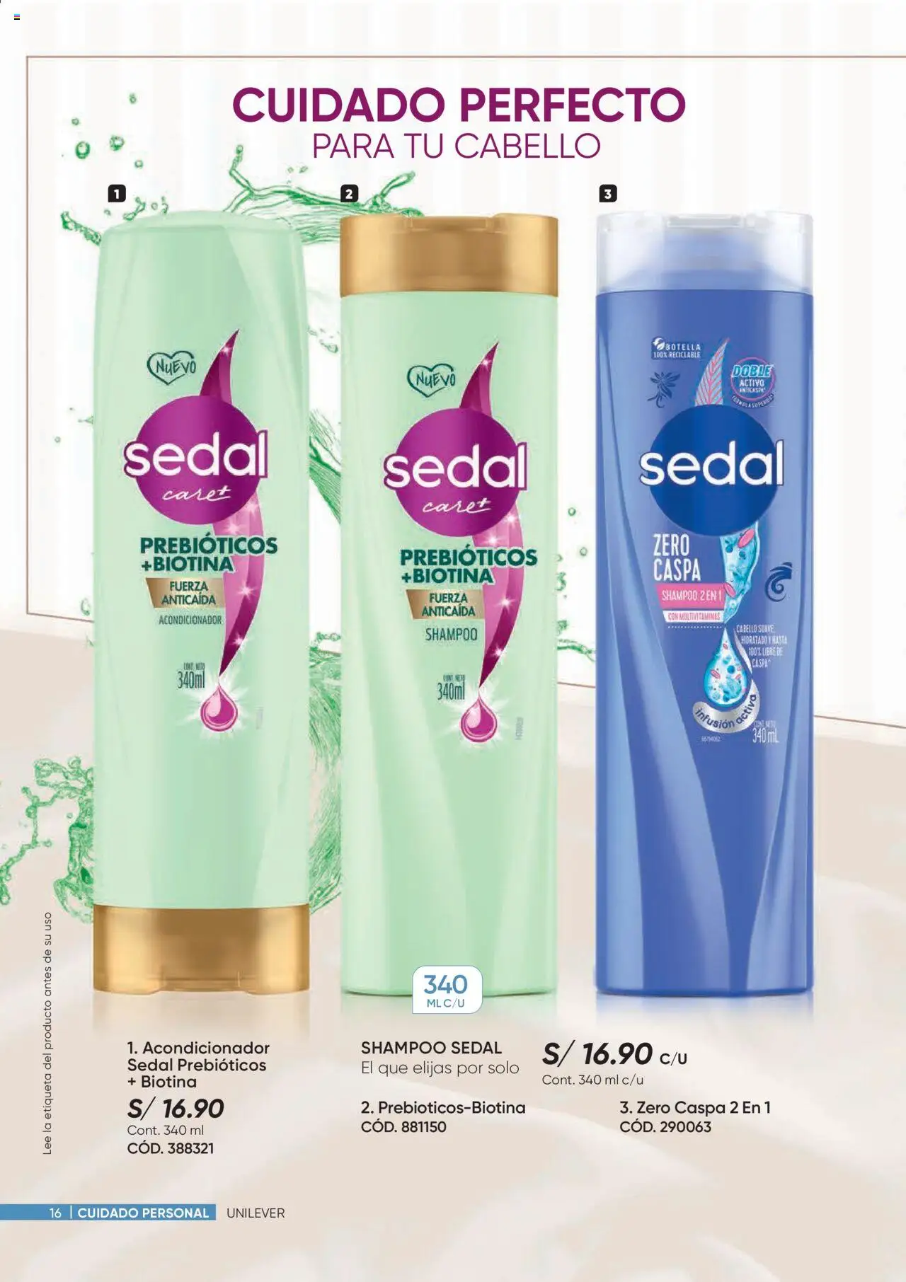 Catálogo Azzorti válido desde 28.07.2025 | Página: 16 | Productos: Shampoo, Acondicionador