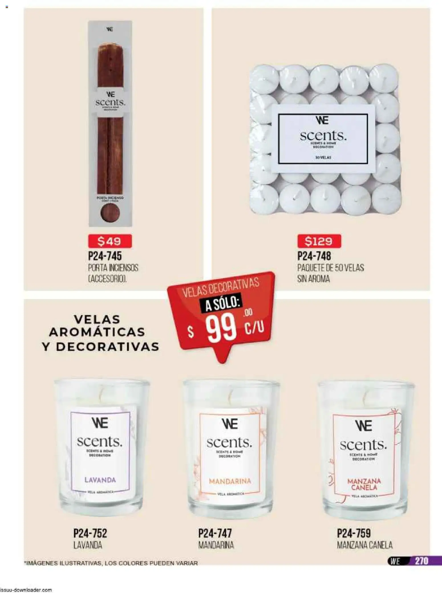 Nuevas ofertas de Cklass válidas en toda la República Mexicana desde el 31.10.2025. ¡Encuentra las mejores ofertas en Cklass catálogo Super Rebajas Ropa! | Página: 273 | Productos: Manzana, Vela