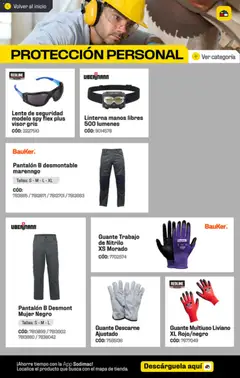 Sodimac ofertas  válido desde el 06.04.2026 | Página: 3 | Productos: Guante, Linterna