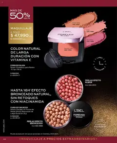 L'Bel revista - valida desde el 30.08.2025 | Página: 44 | Productos: Rubor, Maquillaje