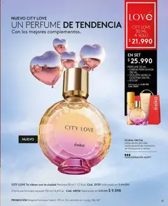 Catálogo Ésika Campaña 3 válido desde el 01.02.2026 | Página: 21 | Productos: Perfume, Aceite, Crema