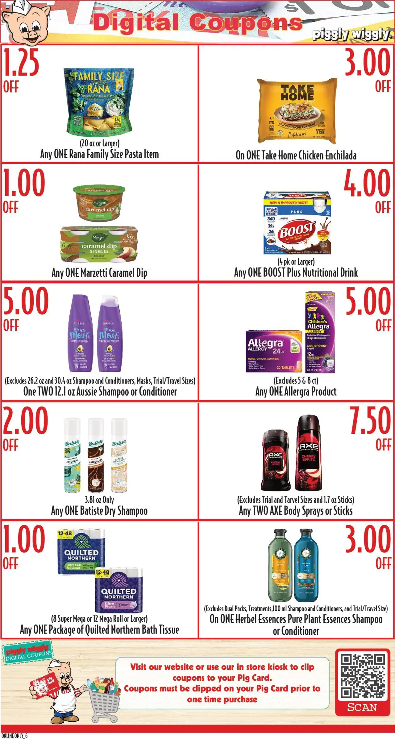 Piggly Wiggly Weekly Ad - WI - valid from 17.09.2025 | Page: 9 | Products: Axe, Clip, Shampoo, Conditioner