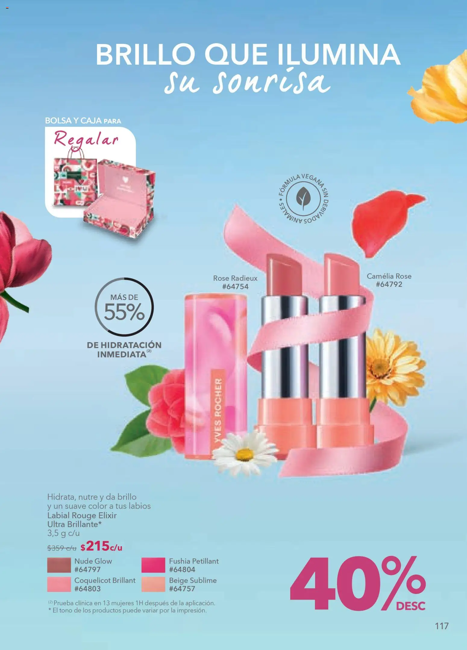 Nuevas ofertas de Yves Rocher válidas en toda la República Mexicana desde el 24.03.2026. ¡Encuentra las mejores ofertas en Yves Rocher campaña 5 2026! | Página: 119 | Productos: Bolsa, Brillo, Caja