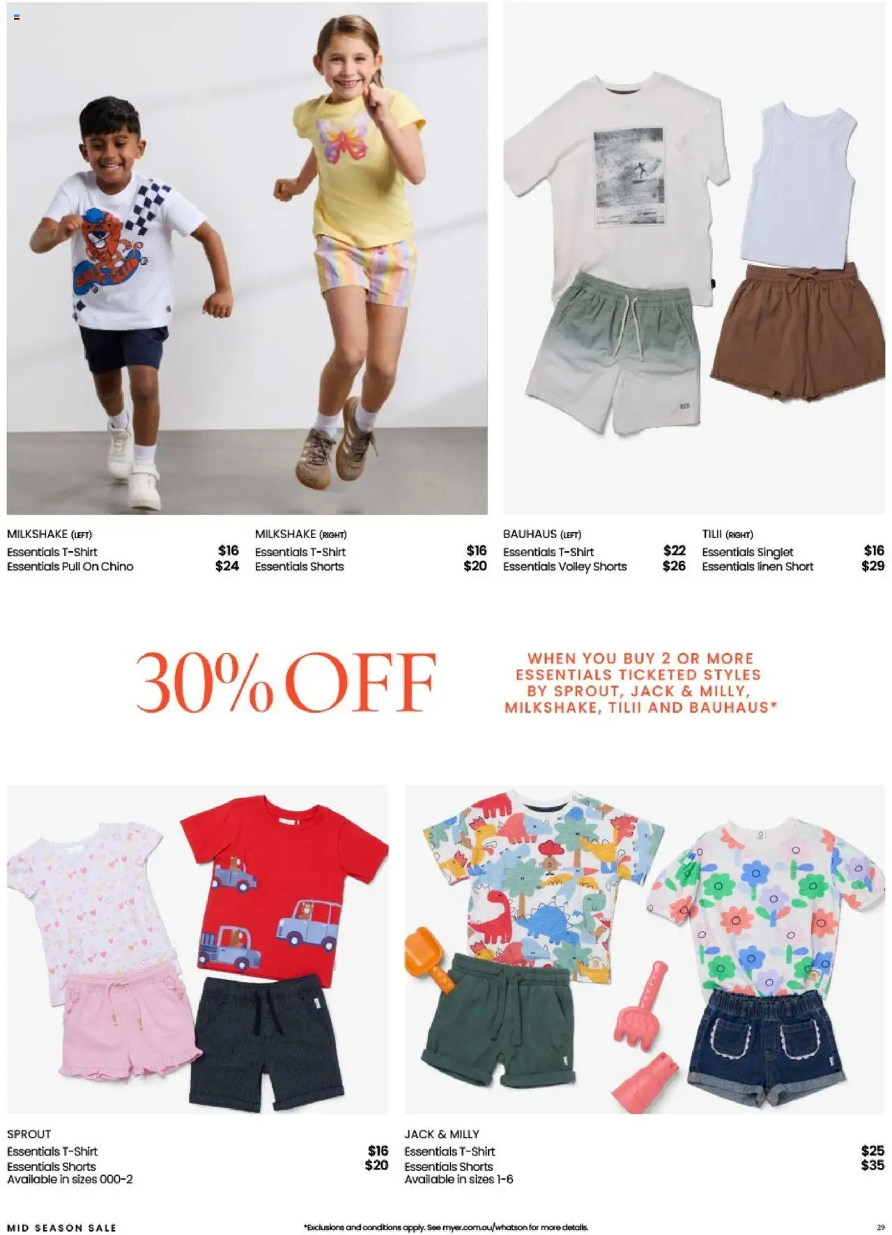 Myer catalogue - valid from 10.09.2025 | Page: 29 | Products: Linen, Singlet, Shorts