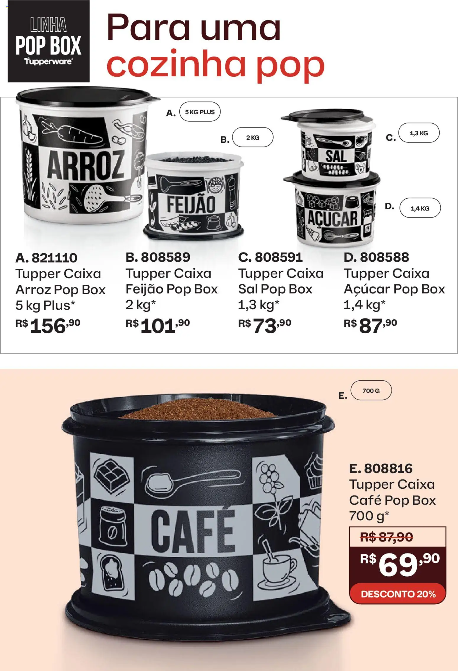 Tupperware Folheto - válido de 01.04.2026 | Página: 23 | Produtos: Feijão, Caixa, Arroz, Sal