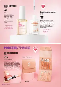 Vista previa de Ilusión catálogo Primavera, nuevo folleto de la tienda, válido en México a partir del 01.04.2026 | Página: 296 | Productos: Manzana, Lima, Estuche, Limpiador