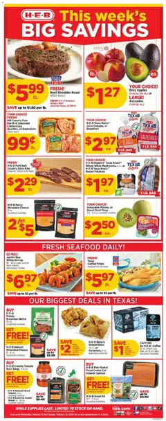 Preview of H-E-B weekly ads valid from 18.02.2026