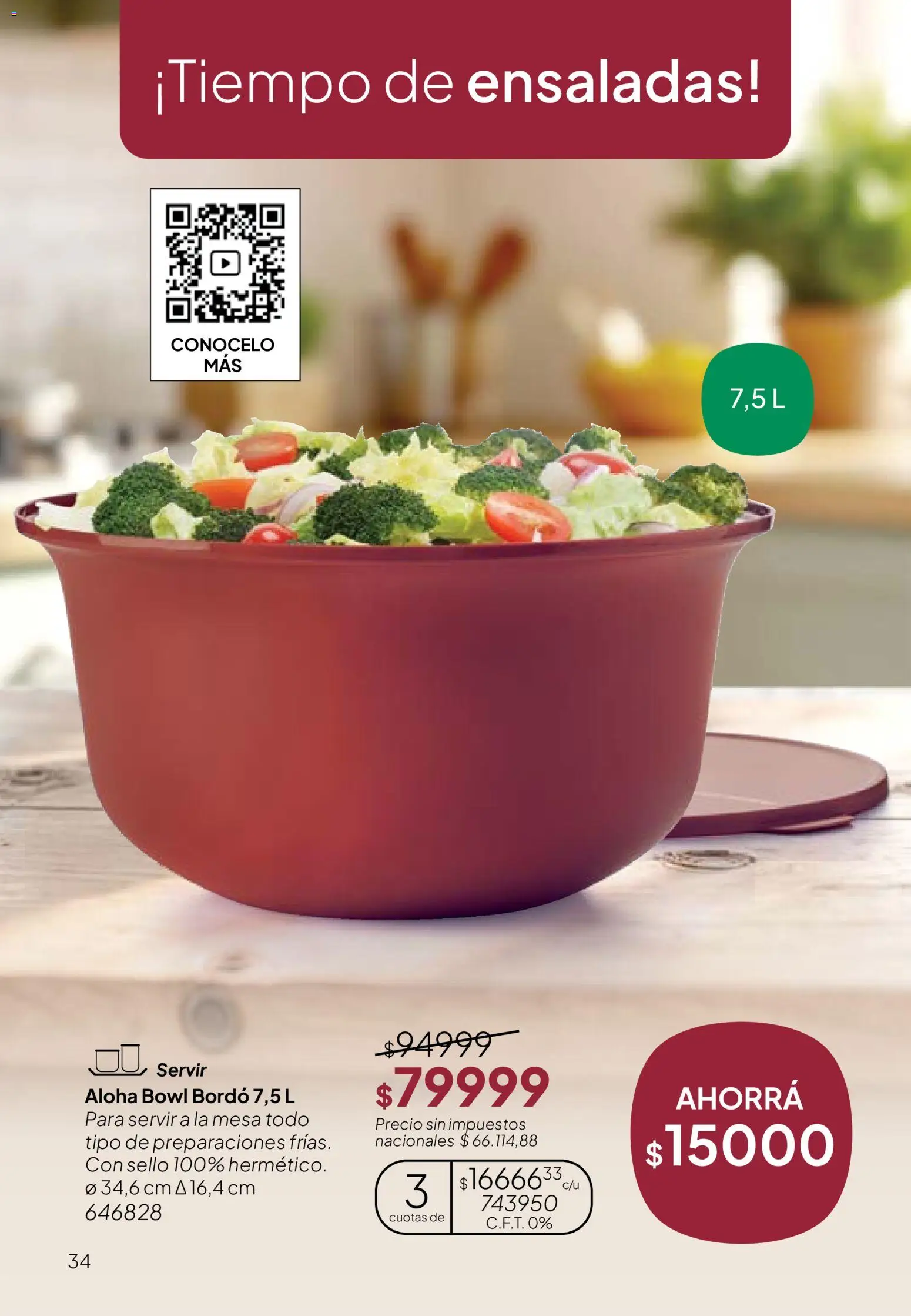 Tupperware Folleto │ válido desde el 24.11.2025 | Página: 35 | Productos: Bowl, Mesa