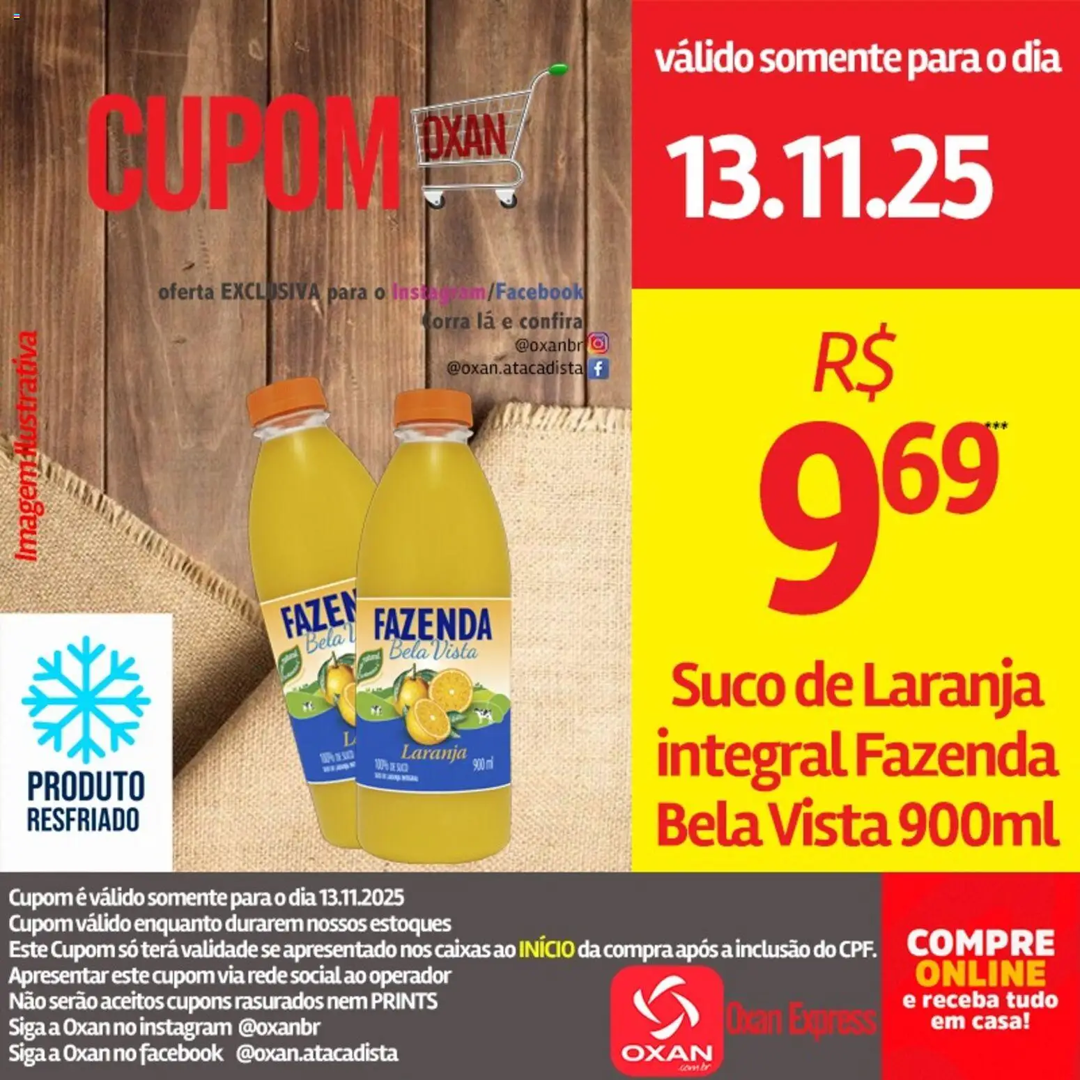 Oxan Atacadista Folheto - válido de 13.11.2025 | Página: 12 | Produtos: Suco