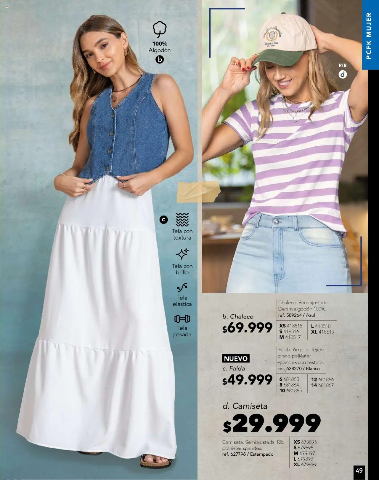 Pacifika revista - valida desde el 01.09.2025 | Página: 53 | Productos: Chal, Falda, Camiseta, Chaleco