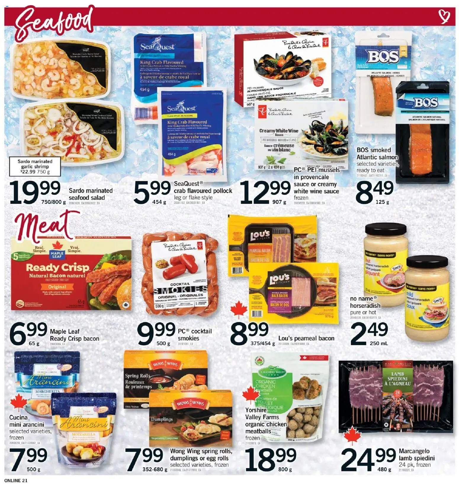 Fortinos flyer valid from 04.12.2025 | Page: 20 | Products: Salad, Wine, Chicken
