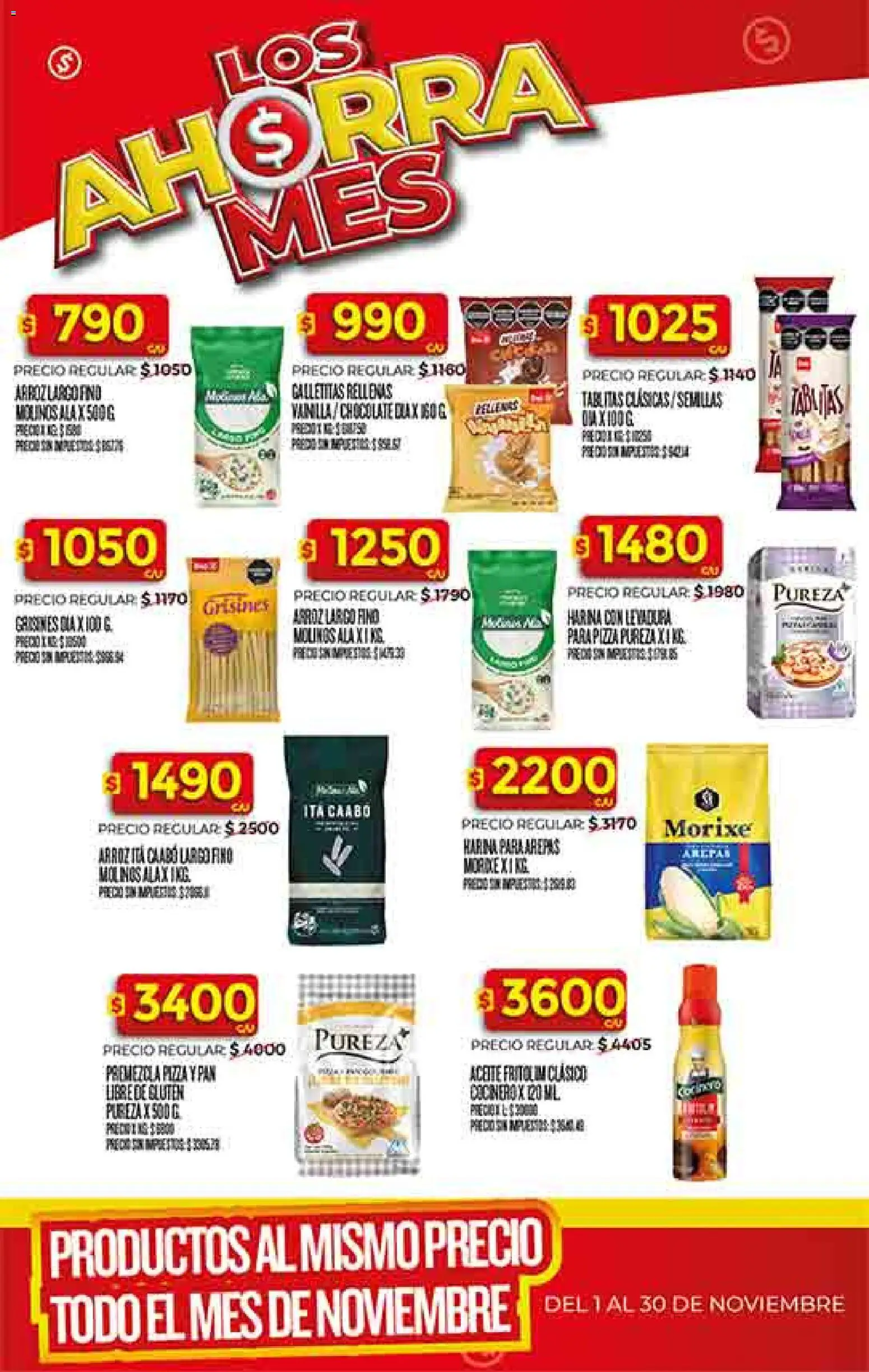 Dia - Ofertas - Salta y Jujuy │ válido desde el 19.11.2025 | Página: 28 | Productos: Galletitas, Aceite, Chocolate, Arroz