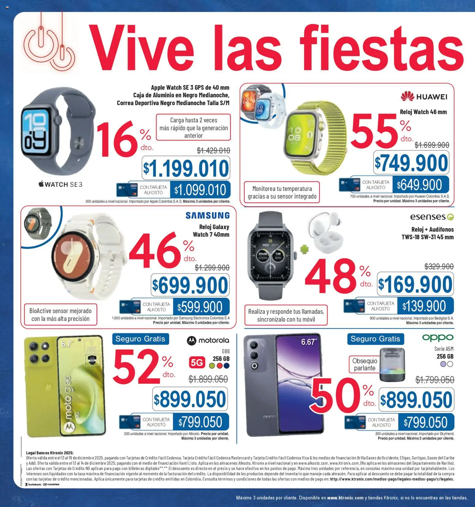 Ktronix revista - valida desde el 13.12.2025 | Página: 4 | Productos: Reloj, Caja, Movil, Parlante