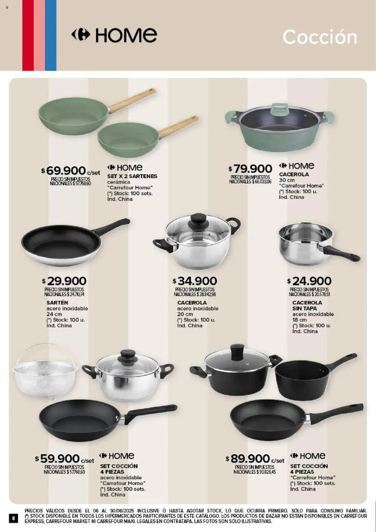 Carrefour - Deco Hogar │ válido desde el 06.06.2025 | Página: 8 | Productos: Sartén