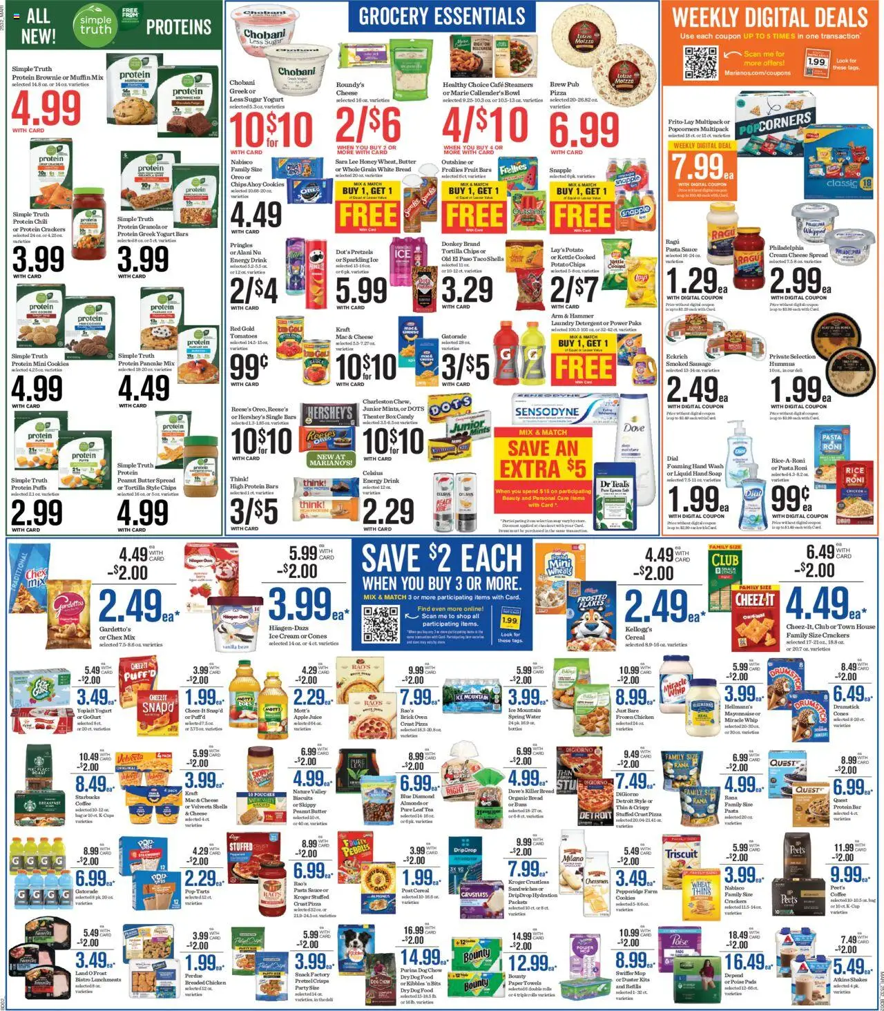 Mariano's Weekly Ad - valid from 10.09.2025 | Page: 4 | Products: Hammer, Pizza, Detergent, Cookies