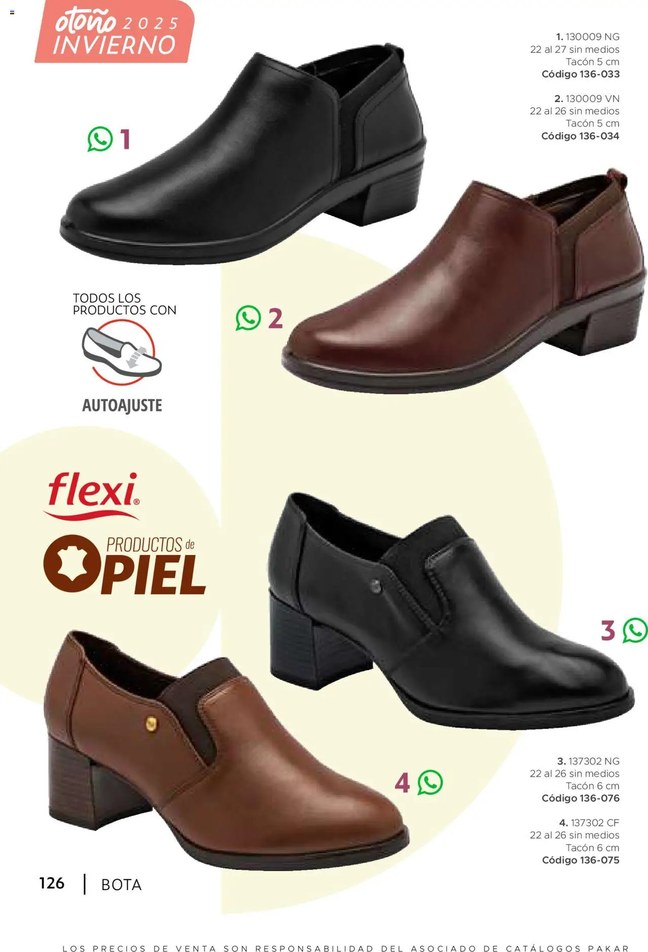 Nuevas ofertas de SC Pakar válidas en toda la República Mexicana desde el 24.07.2025. ¡Encuentra las mejores ofertas en SC Pakar - Catálogo Bota! | Página: 126