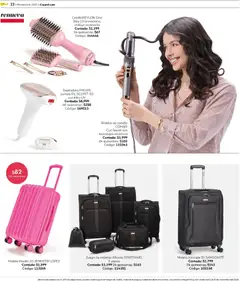 Vista previa de Coppel Buen Fin, nuevo folleto de la tienda, válido en México a partir del 01.11.2025 | Página: 22 | Productos: Cepillo, Maleta, Depiladora, Rizador