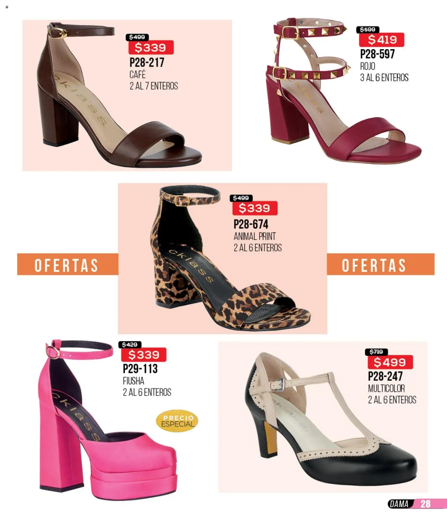 Nuevas ofertas de Cklass válidas en toda la República Mexicana desde el 12.01.2026. ¡Encuentra las mejores ofertas en Cklass catálogo Mega Ofertas Calzado! | Página: 29 | Productos: Café