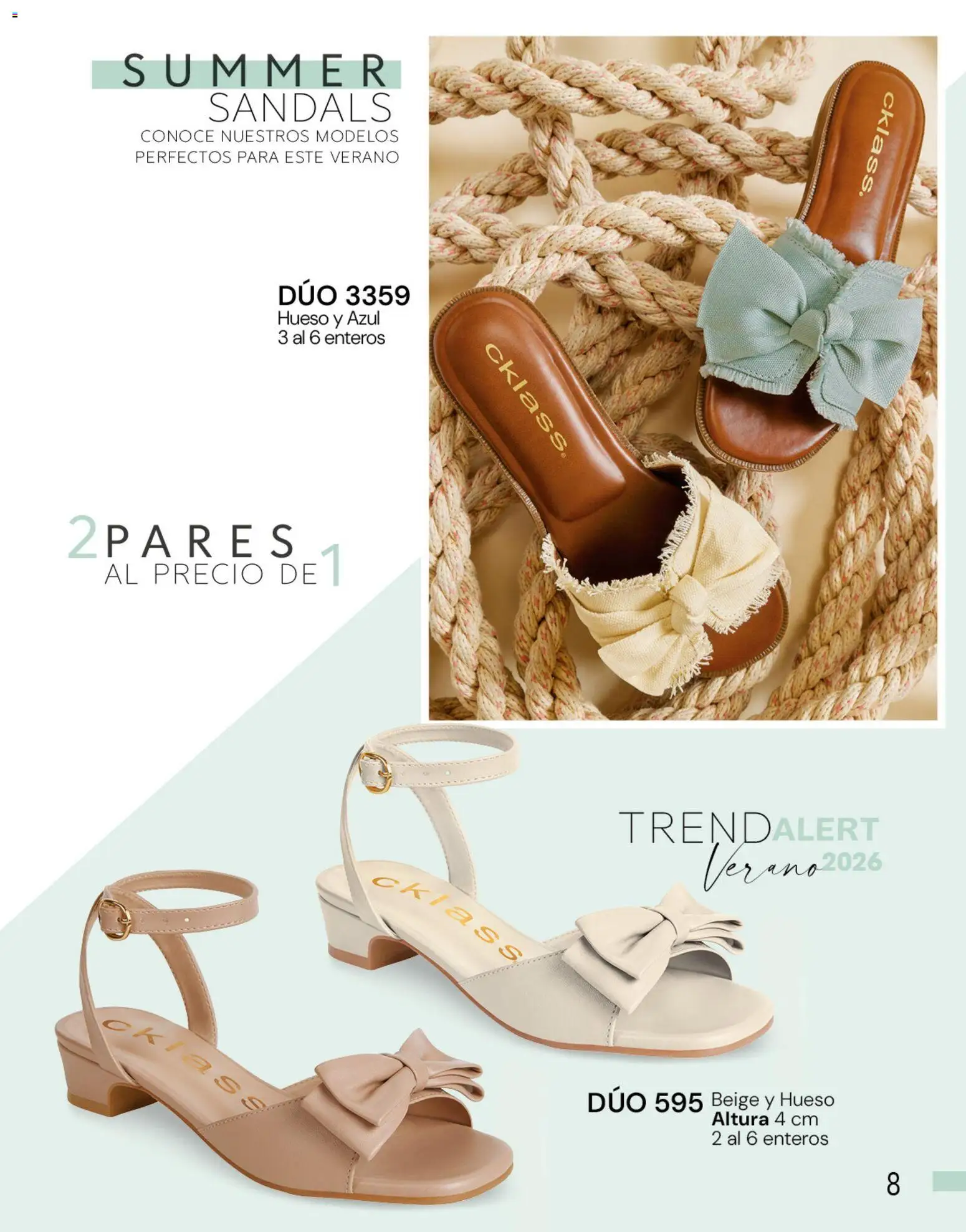 Nuevas ofertas de Cklass válidas en toda la República Mexicana desde el 05.03.2026. ¡Encuentra las mejores ofertas en Cklass catálogo Complemento Verano Ropa! | Página: 240