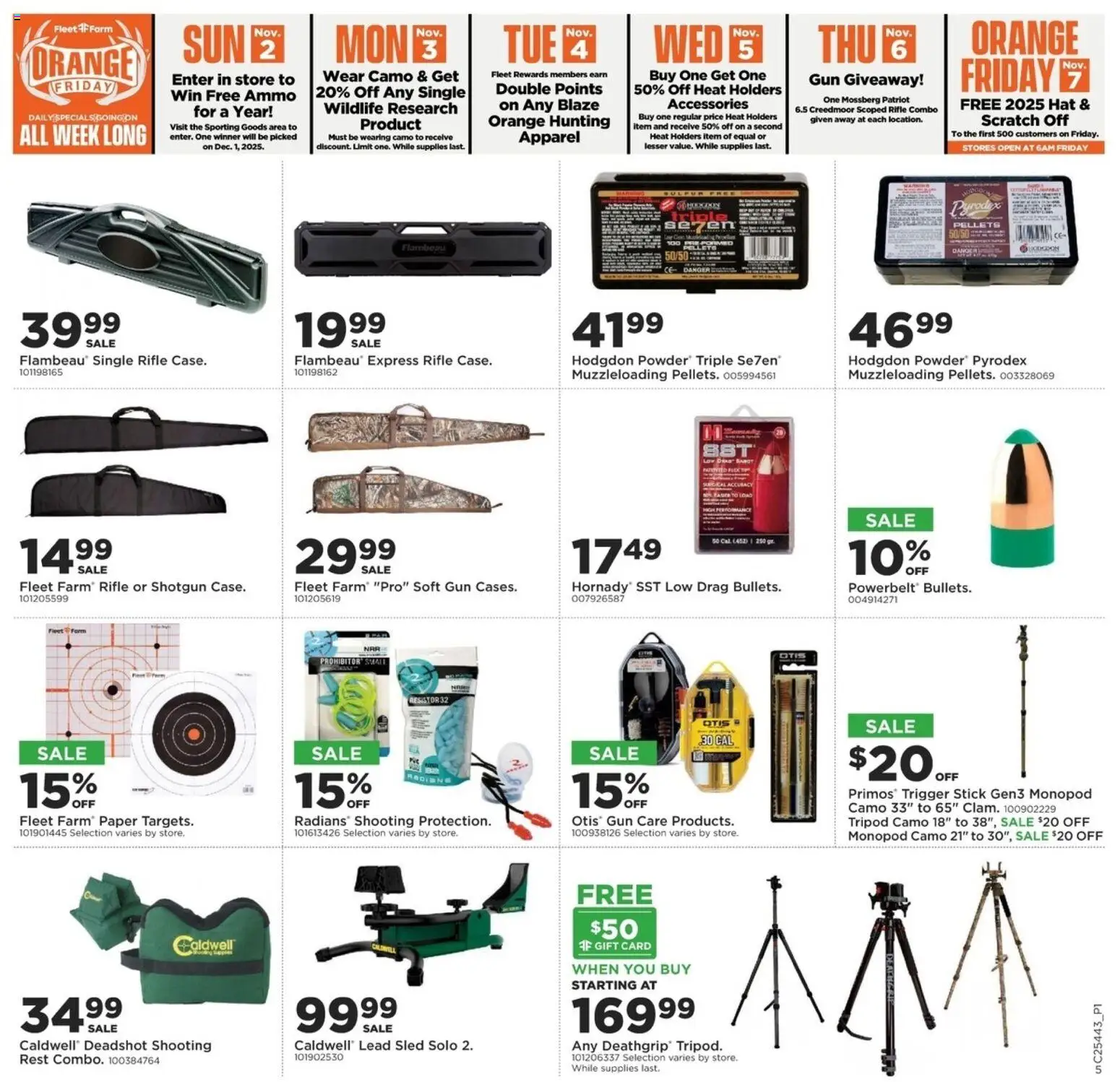 Mills Fleet Farm Hunt Week Rapid City - valid from 30.10.2025 | Page: 5 | Products: Shotgun, Hat, Ammo, Rifle
