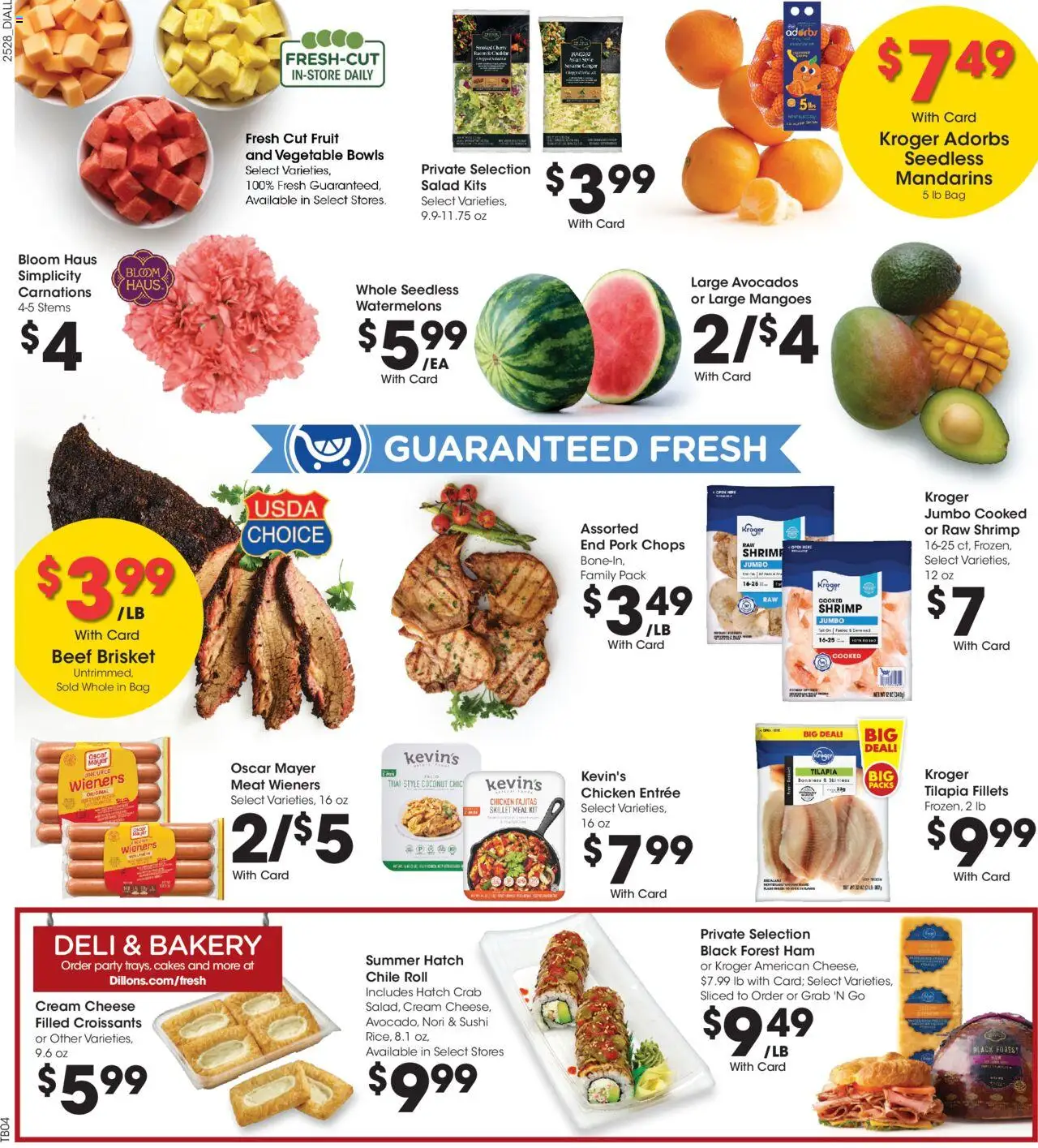 Dillons Weekly Ad - KS - valid from 13.08.2025 | Page: 8 | Products: Mandarins, Beef, Salad, Croissants