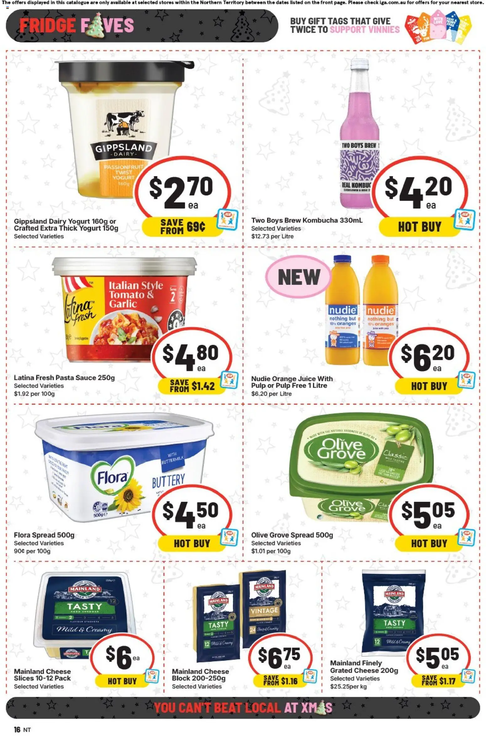 IGA catalogue - valid from 10.12.2025 | Page: 14 | Products: Dairy, Cheese, Passionfruit, Fridge