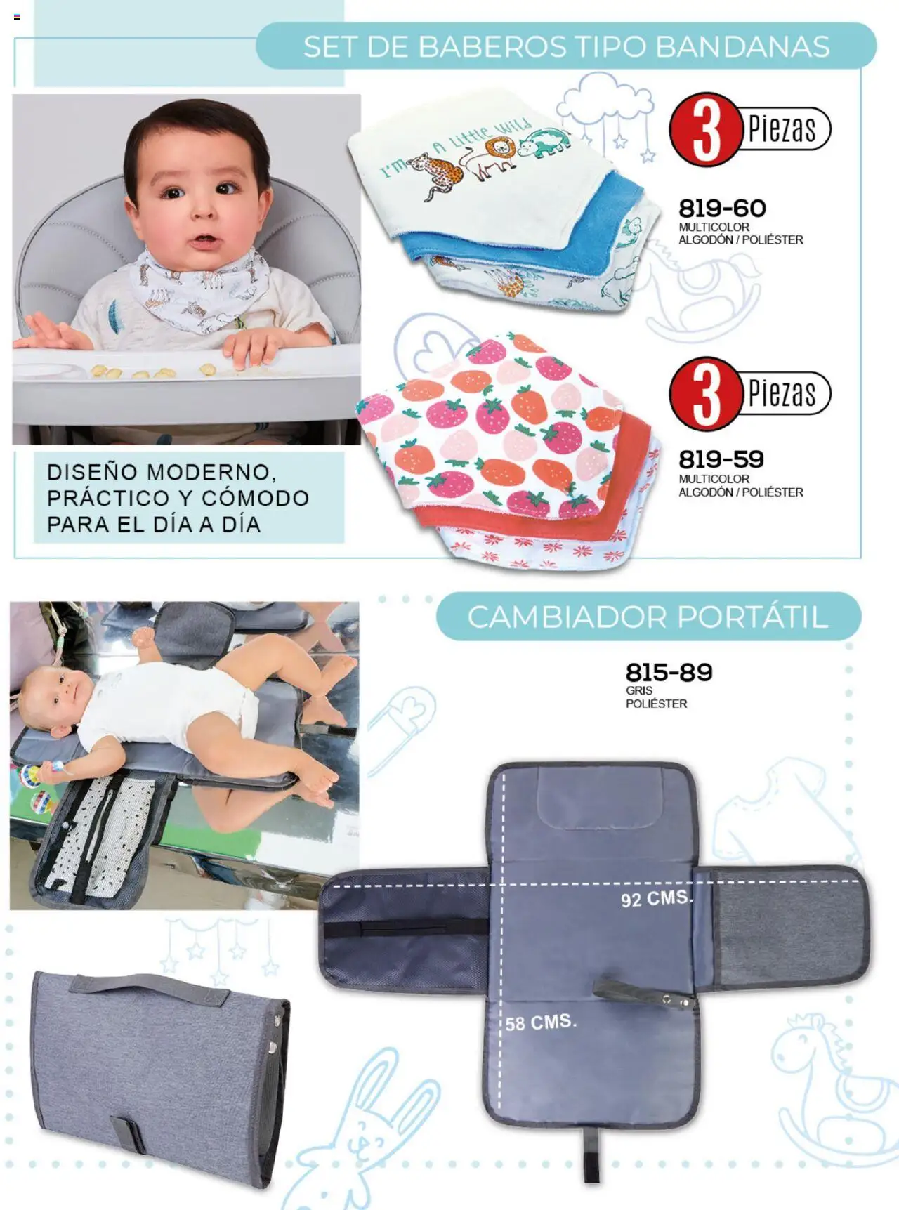 Nuevas ofertas de Cklass válidas en toda la República Mexicana desde el 14.07.2025. ¡Encuentra las mejores ofertas en Cklass catálogo Kids Nino! | Página: 76 | Productos: Cambiador, Algodón