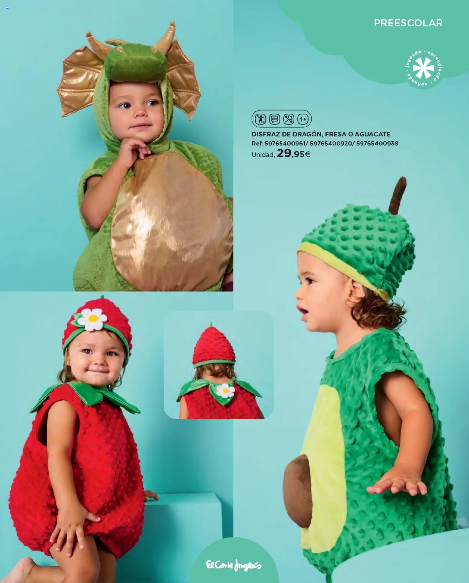 Nuevas ofertas de El Corte Inglés válidas en toda la República Mexicana desde el 27.10.2025. ¡Encuentra las mejores ofertas en El Corte Inglés catálogo Juguetes! | Página: 81 | Productos: Fresa, Aguacate