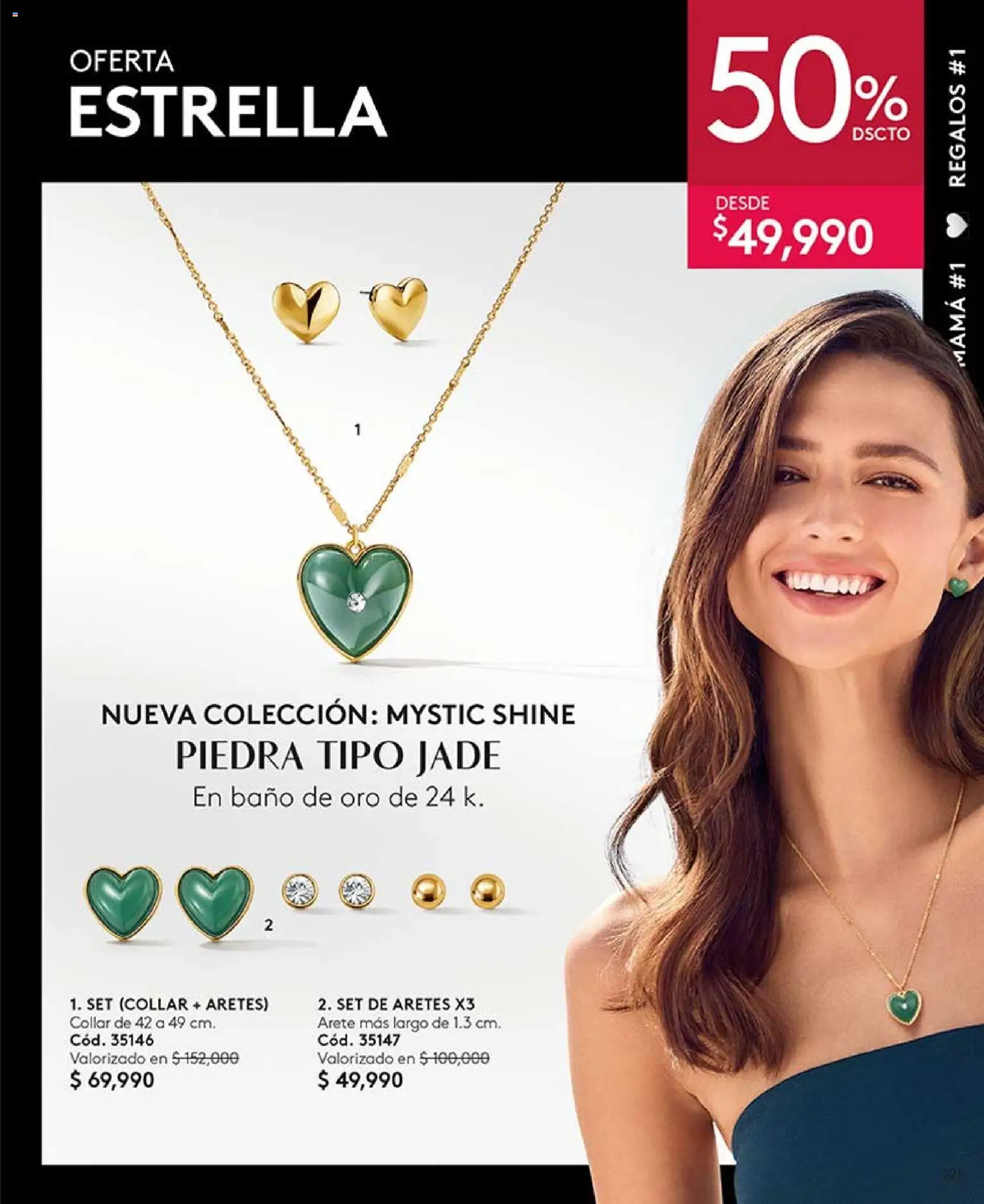 Ésika revista - valida desde el 03.04.2026 | Página: 121 | Productos: Aretes, Baño, Collar