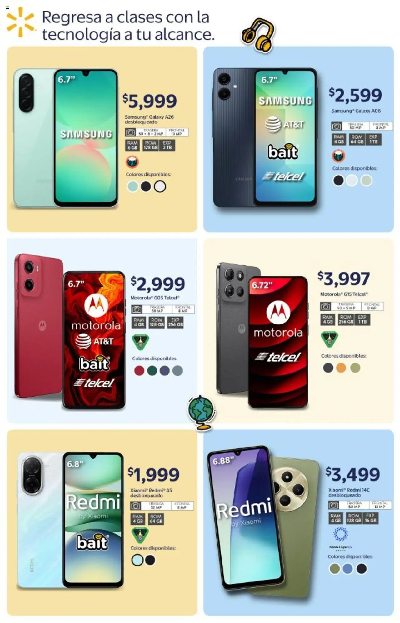 Nuevas ofertas de Walmart válidas en toda la República Mexicana desde el 20.08.2025. ¡Encuentra las mejores ofertas en Walmart - Folleto Regreso a Clases! | Página: 14