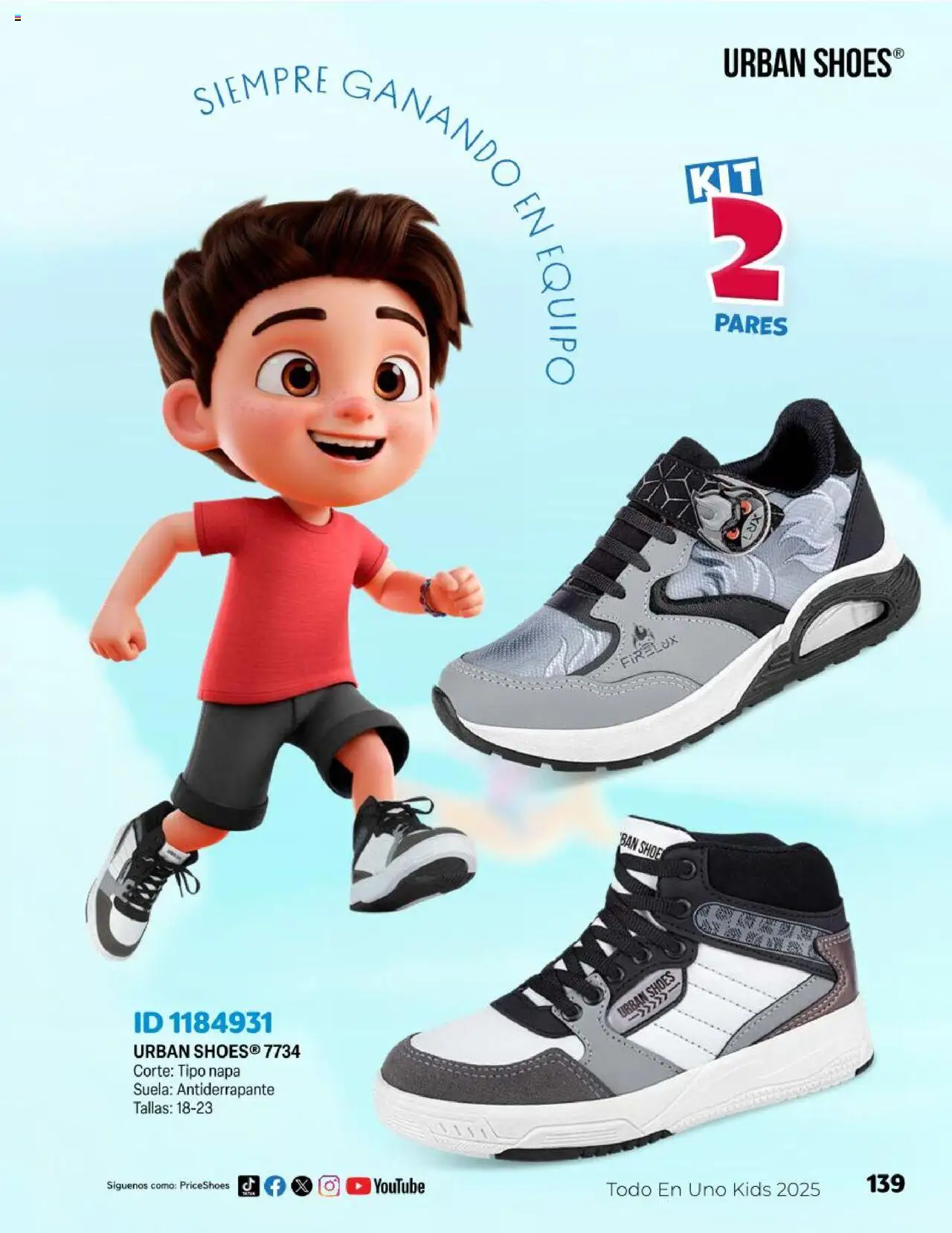 Nuevas ofertas de Price Shoes válidas en toda la República Mexicana desde el 23.04.2025. ¡Encuentra las mejores ofertas en Price Shoes catálogo Kids! | Página: 139