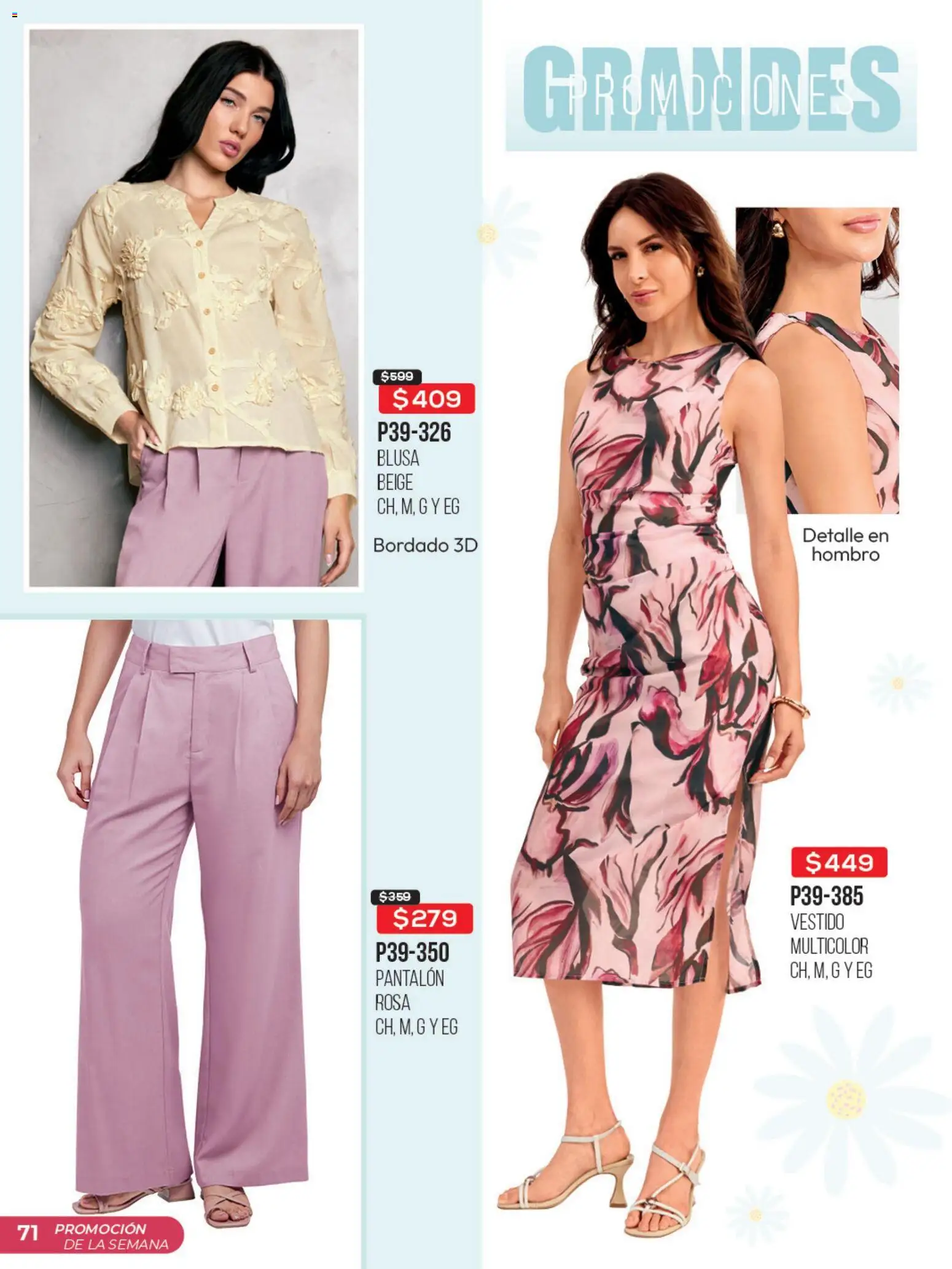 Nuevas ofertas de Cklass válidas en toda la República Mexicana desde el 30.03.2026. ¡Encuentra las mejores ofertas en Cklass catálogo Promo semanal! | Página: 72 | Productos: Blusa, Vestido